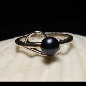 Sterling silver Pearl ring